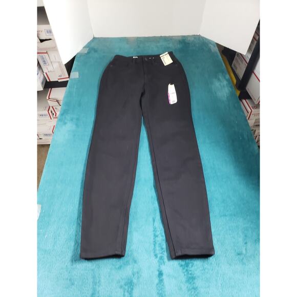 No Boundaries Jeans Size 00 Womens Black Stretch Denim High Rise Skinny NWT - Picture 1 of 13